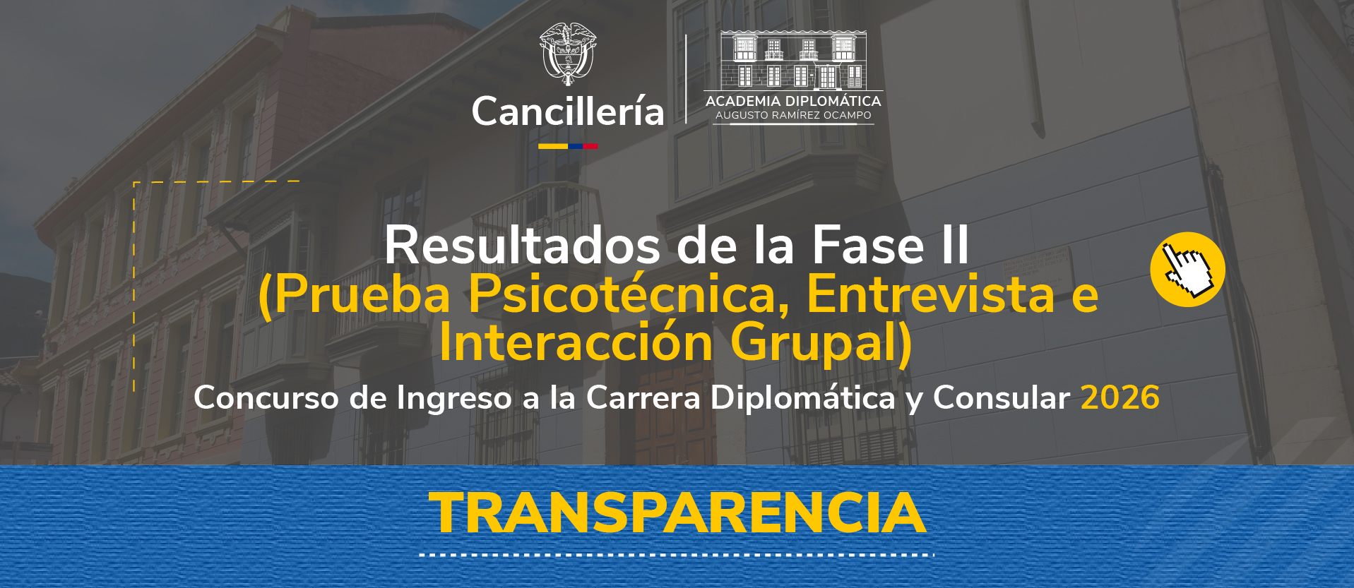 Resultados de la Fase II del Concurso de Ingreso a la Carrera Diplomática y Consular 2026