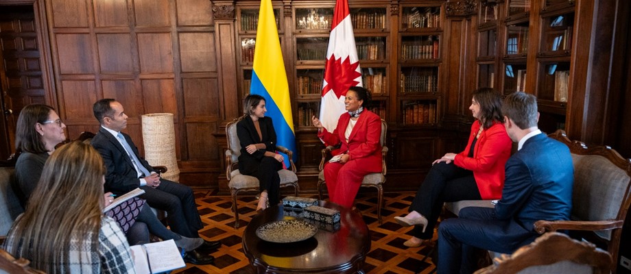 Colombia y Canadá fortalecen agenda bilateral en comercio, transición energética, política exterior feminista y asuntos migratorios