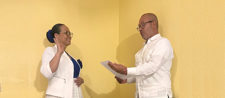 Elizabeth Taylor Jay tomó posesión de su cargo como Embajadora de Colombia en Barbados 