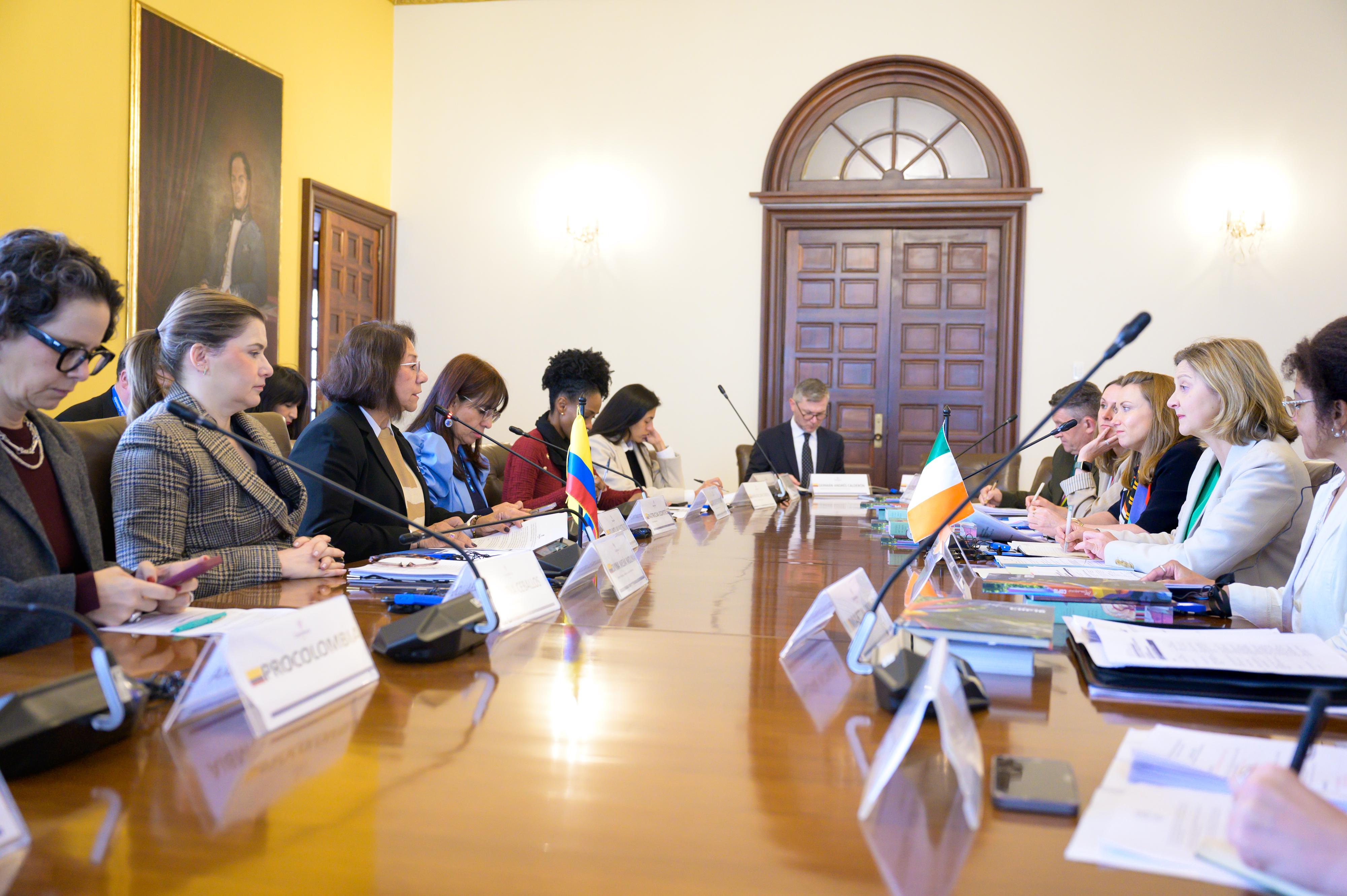 Colombia e Irlanda participaron en la III reunión de consultas políticas