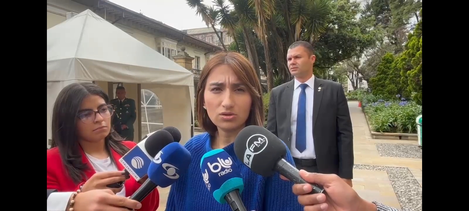 "Mientras yo sea la Canciller, los pasaportes de todos los colombianos están garantizados", Canciller Laura Sarabia