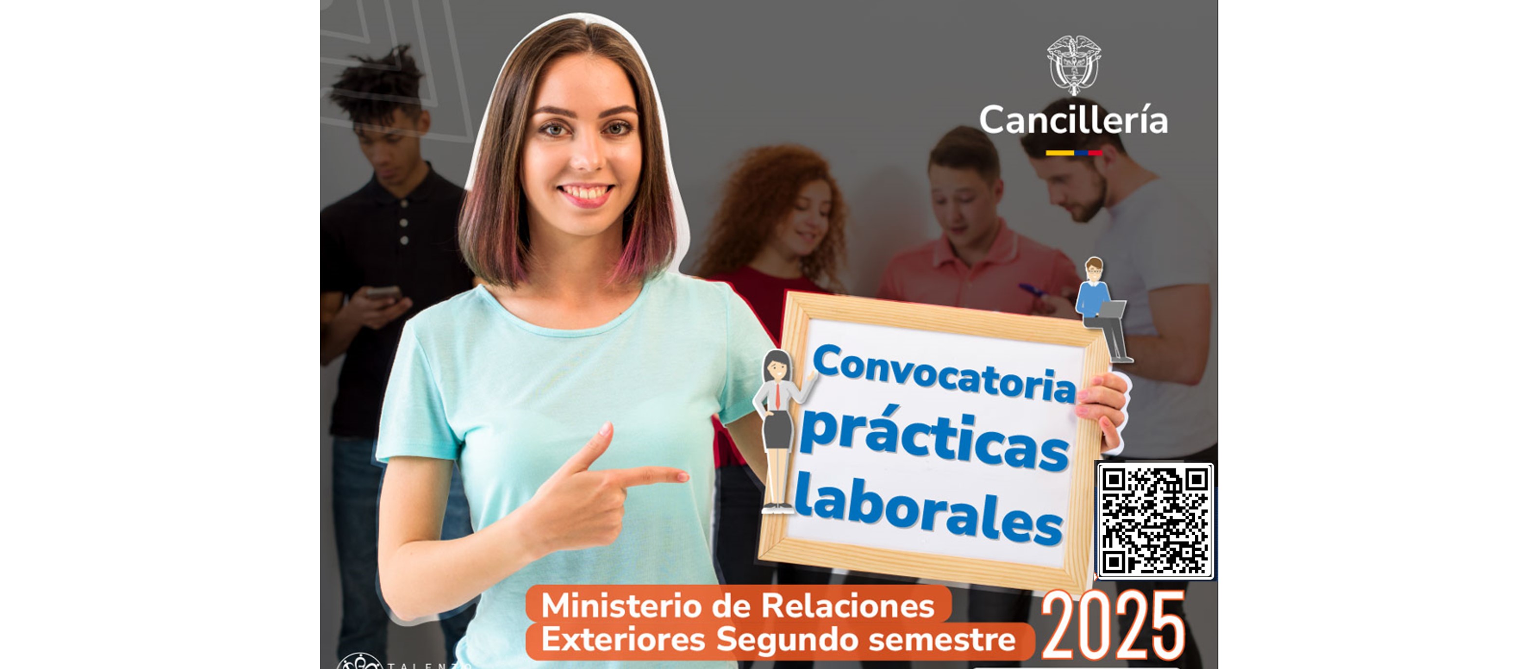  Ministerio de Relaciones Exteriores abre la convocatoria para realizar prácticas laborales en el segundo semestre de 2025