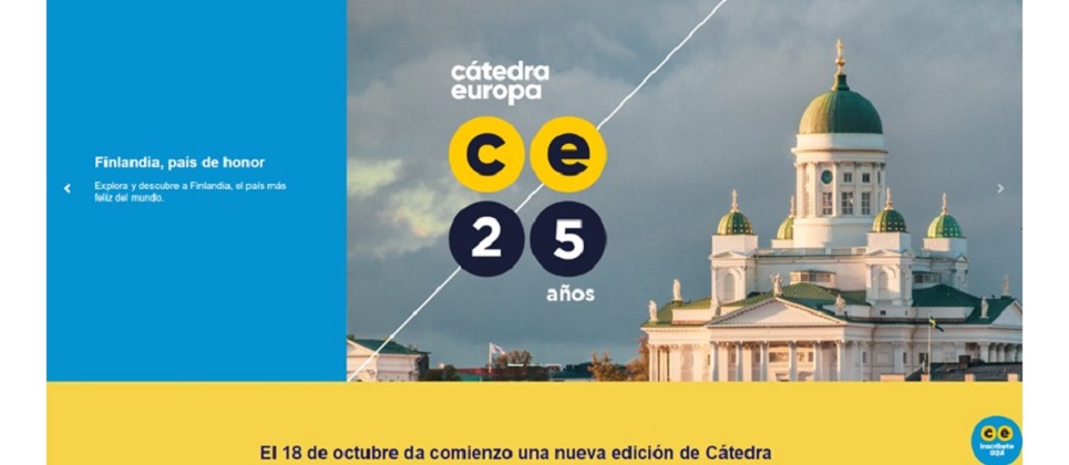 Finlandia país invitado de honor a la Cátedra Europa de la Universidad del Norte en su edición No 25 a celebrase del 18 al 21 de octubre de 2022