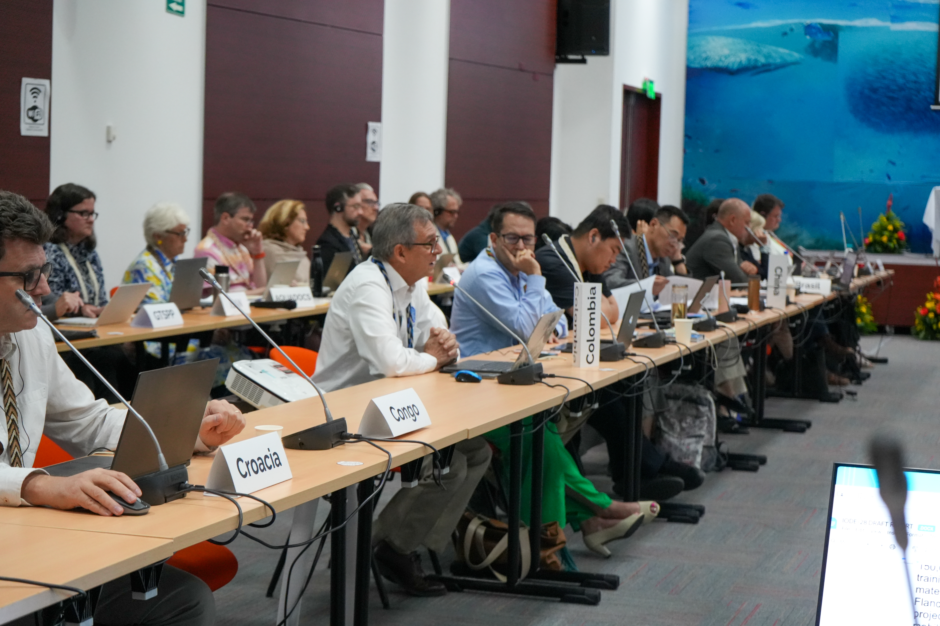 Colombia fue sede de la 28 sesión del Comité sobre Intercambio Internacional de Datos e Información Oceanográficos de la UNESCO, y la Conferencia Internacional de Datos Oceánicos