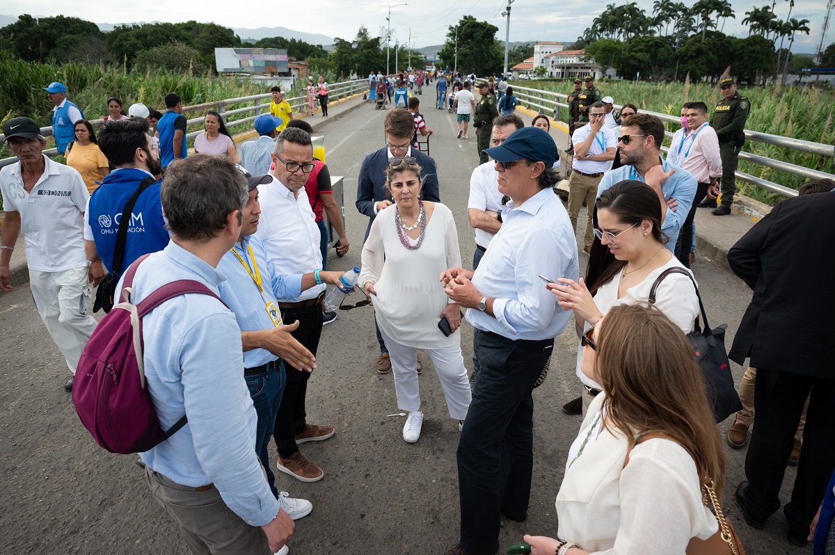Embajadores y representantes de ONU visitan Cúcuta de cara a la próxima Conferencia Internacional en Solidaridad con Refugiados y Migrantes Venezolanos