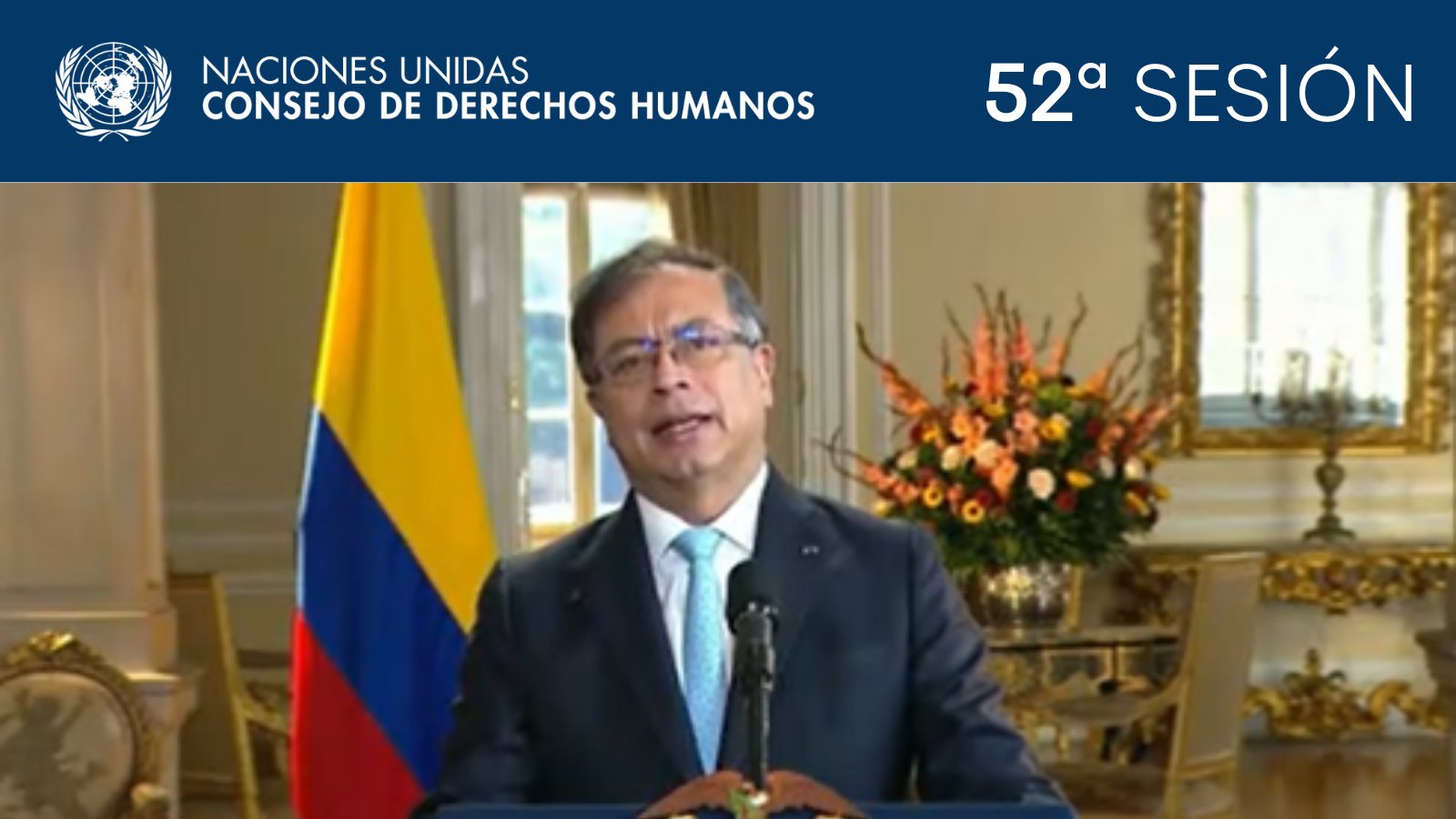 Hoy la guerra se hace presente, hoy la paz debe hacerse presente en el mundo':  mensaje del Presidente Petro al Consejo de Derechos Humanos de la ONU |  Cancillería