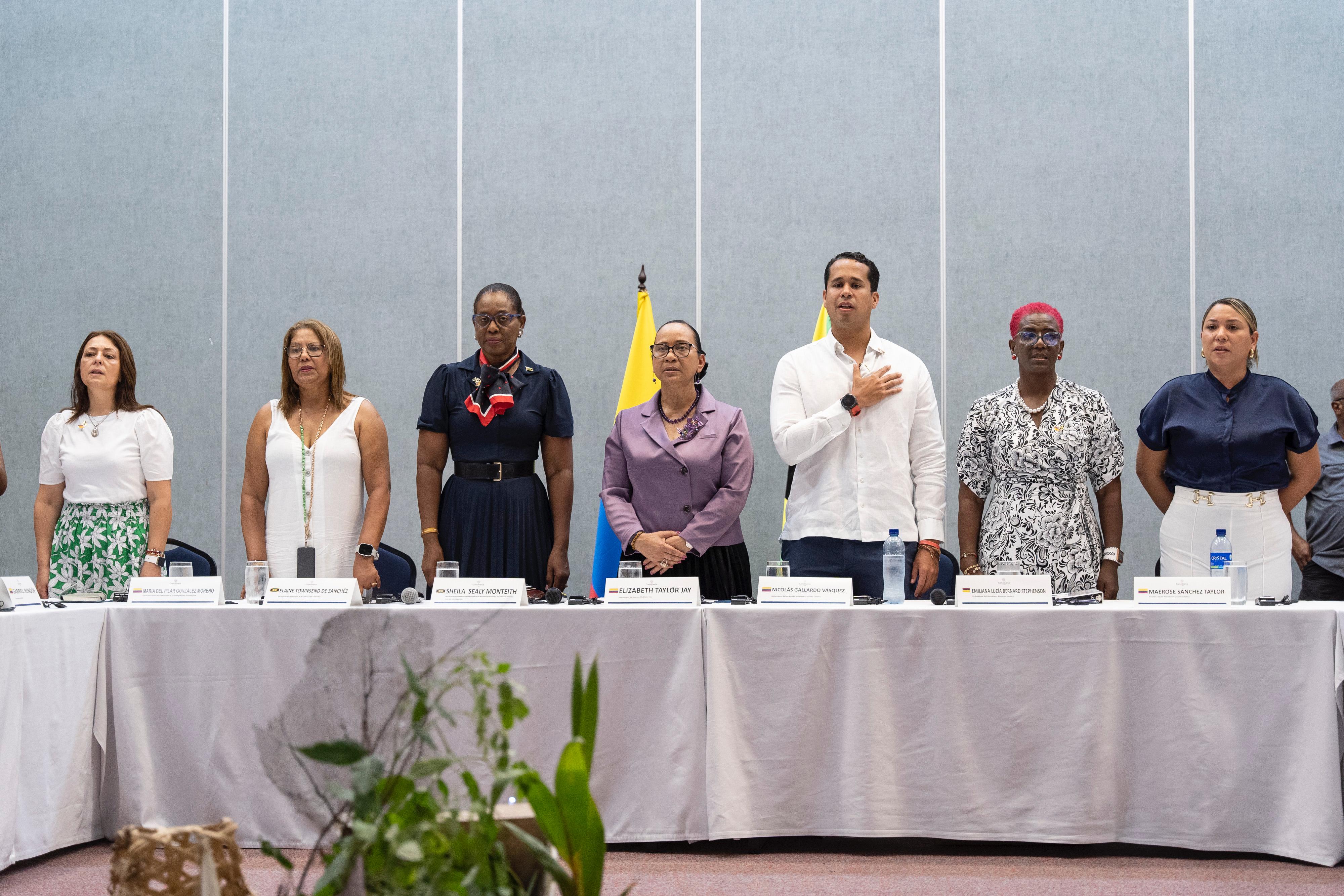 Funcionarios de Colombia y Jamaica fortalecen su relación bilateral en la IX Comisión de Vecindad que se desarrolla en San Andrés