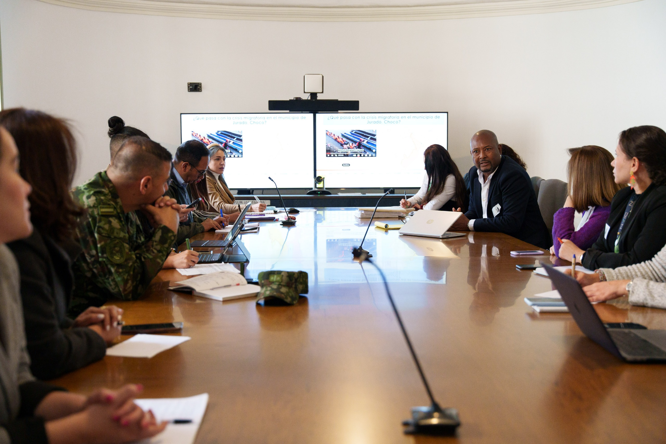 Cancilleria realiza mesa de trabajo interinstitucional para dinamizar el comercio en el municipio fronterizo de Juradó - Chocó 