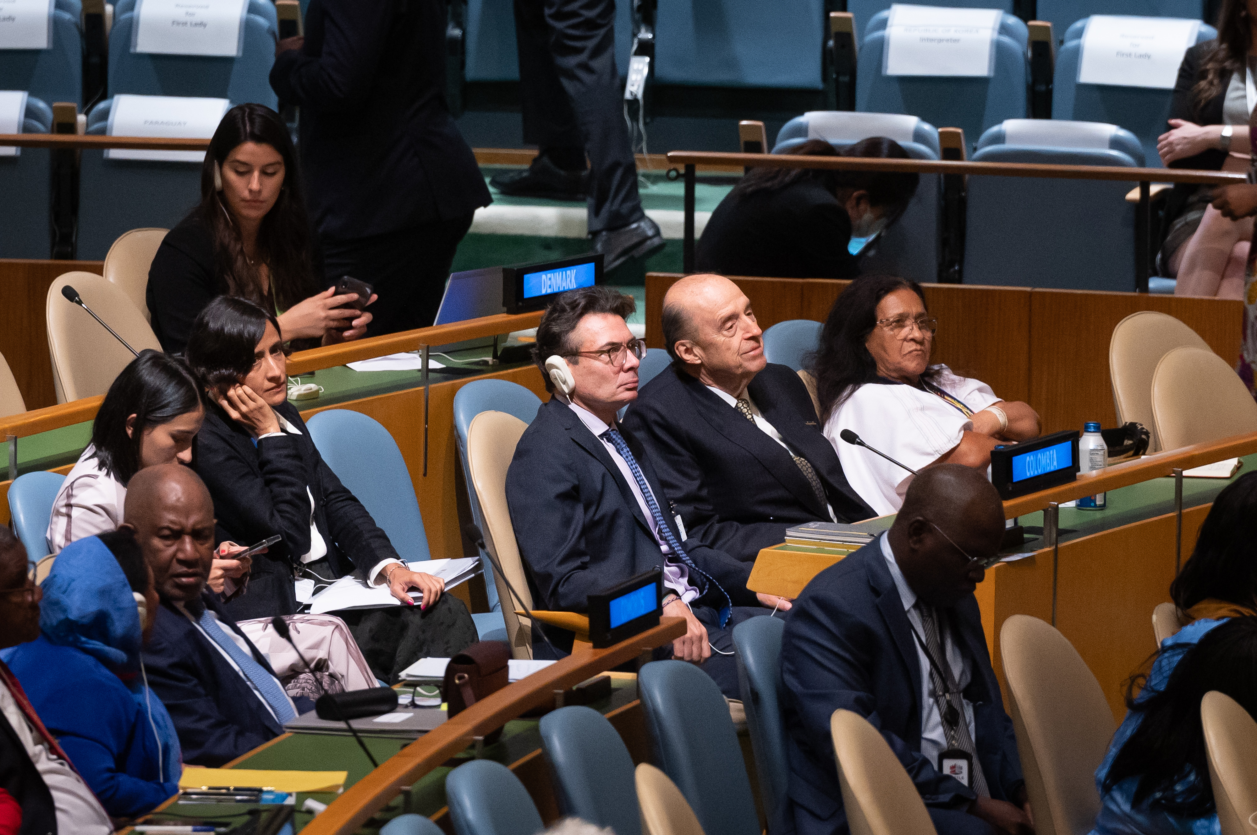 Ministro de Relaciones Exteriores y Paz, Álvaro Leyva Durán, acompañó al Presidente Gustavo Petro durante su intervención en la 77° Asamblea General de las Naciones Unidas