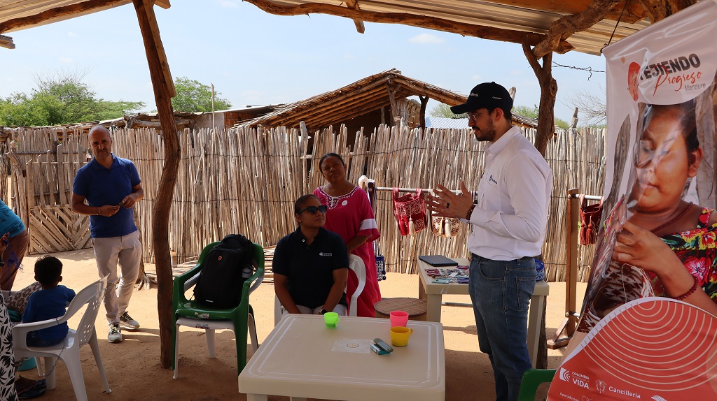 Cancillería apoyó proyecto implementado con comunidades Wayuu que benefició a 126 mujeres en los municipios de Uribia y Manaure en La Guajira