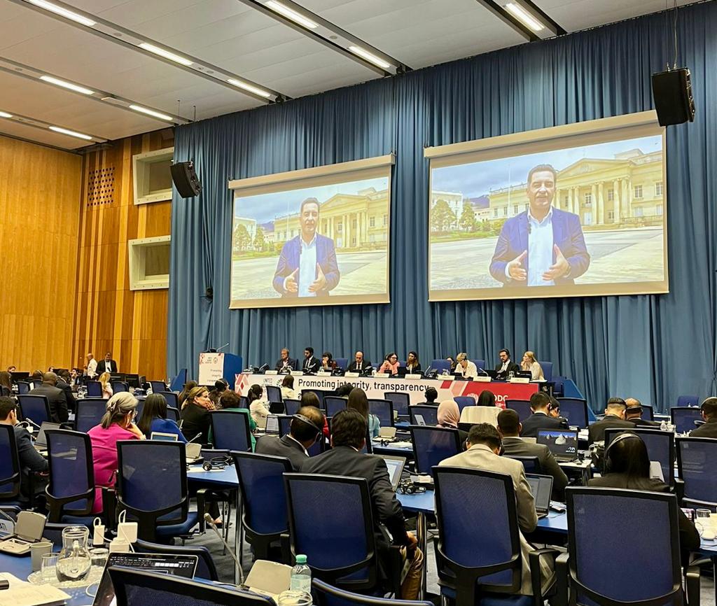 Colombia reiteró su voluntad y compromiso en la definición de acciones y políticas efectivas contra la corrupción en la sede de Naciones Unidas en Viena