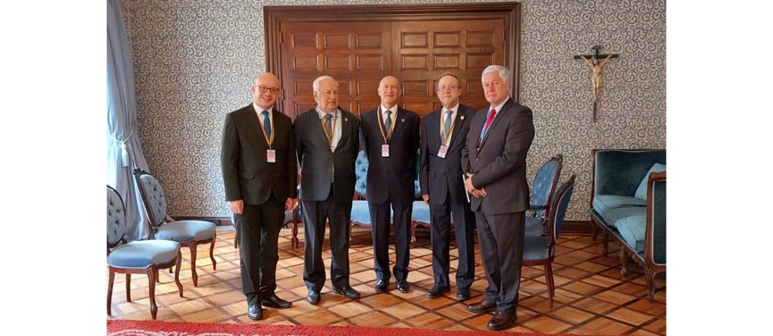 Visita del señor Rector de la Universidad La Gran Colombia a la Academia Diplomática Augusto Ramírez Ocampo