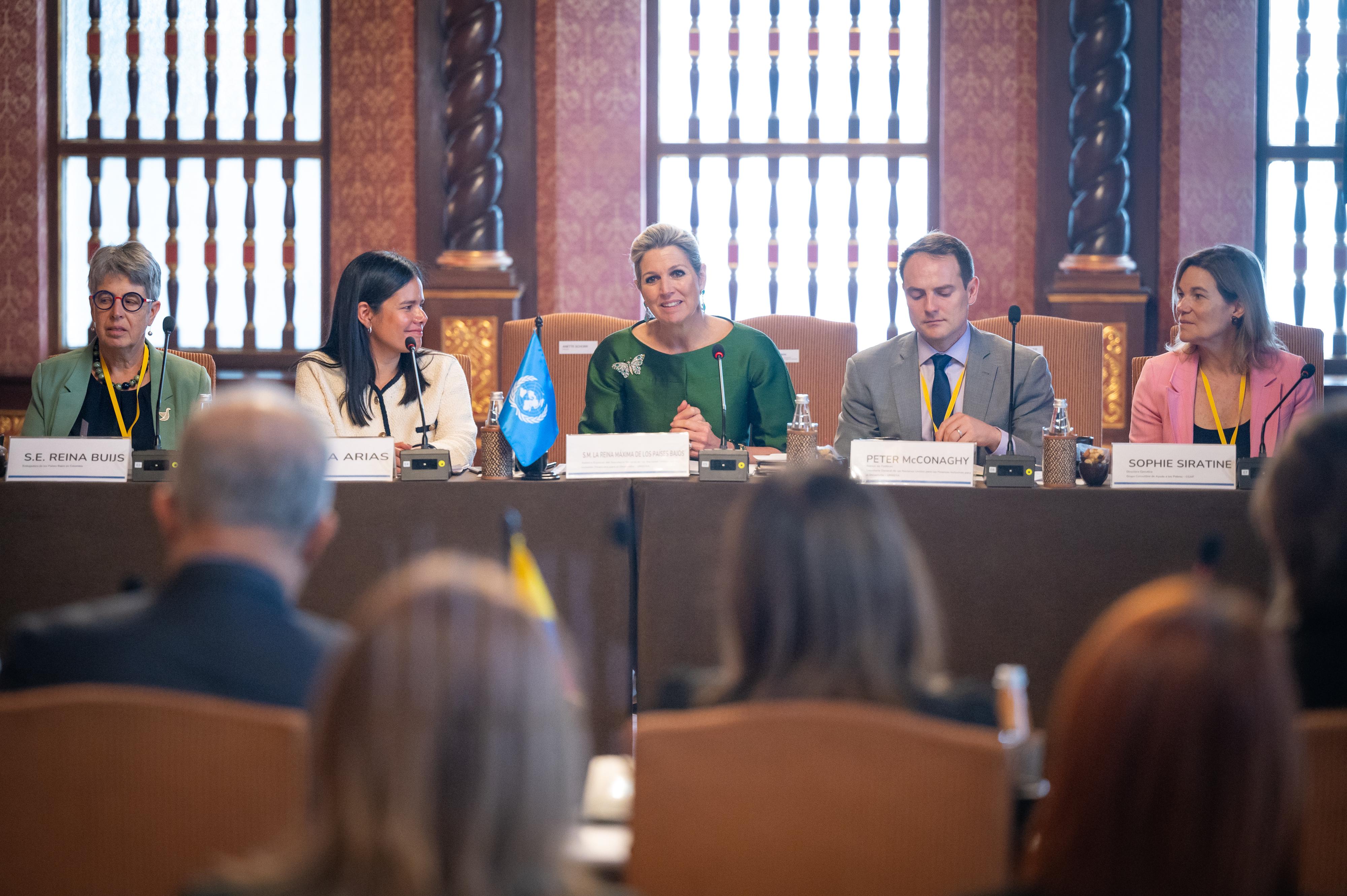 La Reina Máxima de Países Bajos destacó los avances de Colombia en materia de inclusión financiera