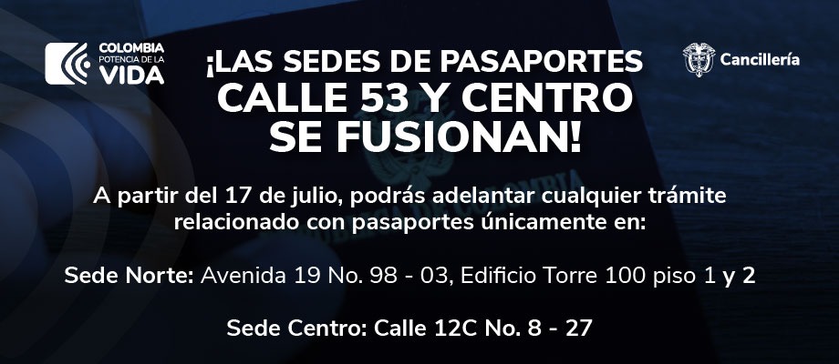 Las sedes de pasaportes Calle 53 y Centro se unifican