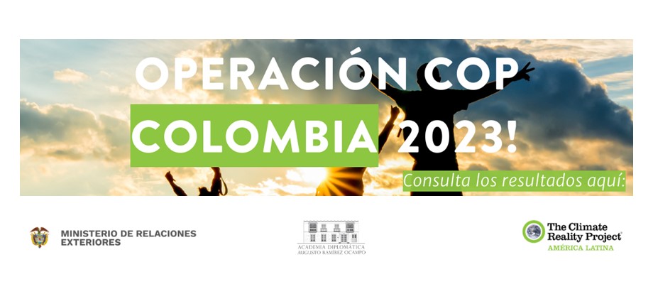 Lista de seleccionados a la convocatoria COP: juventudes embajadoras por el clima 2023