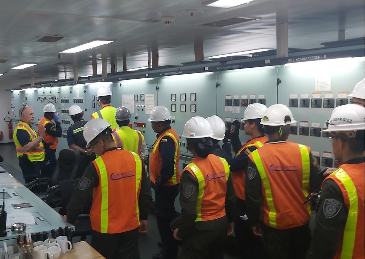 OEA capacita a funcionarios colombianos en inspección intermodal de buques y contenedores