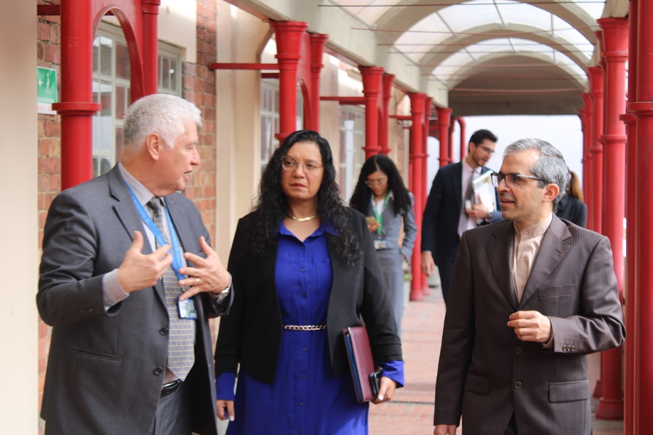 Visita del embajador de la República Islámica de Irán en Colombia, Ahmed Reza Kheirmand.