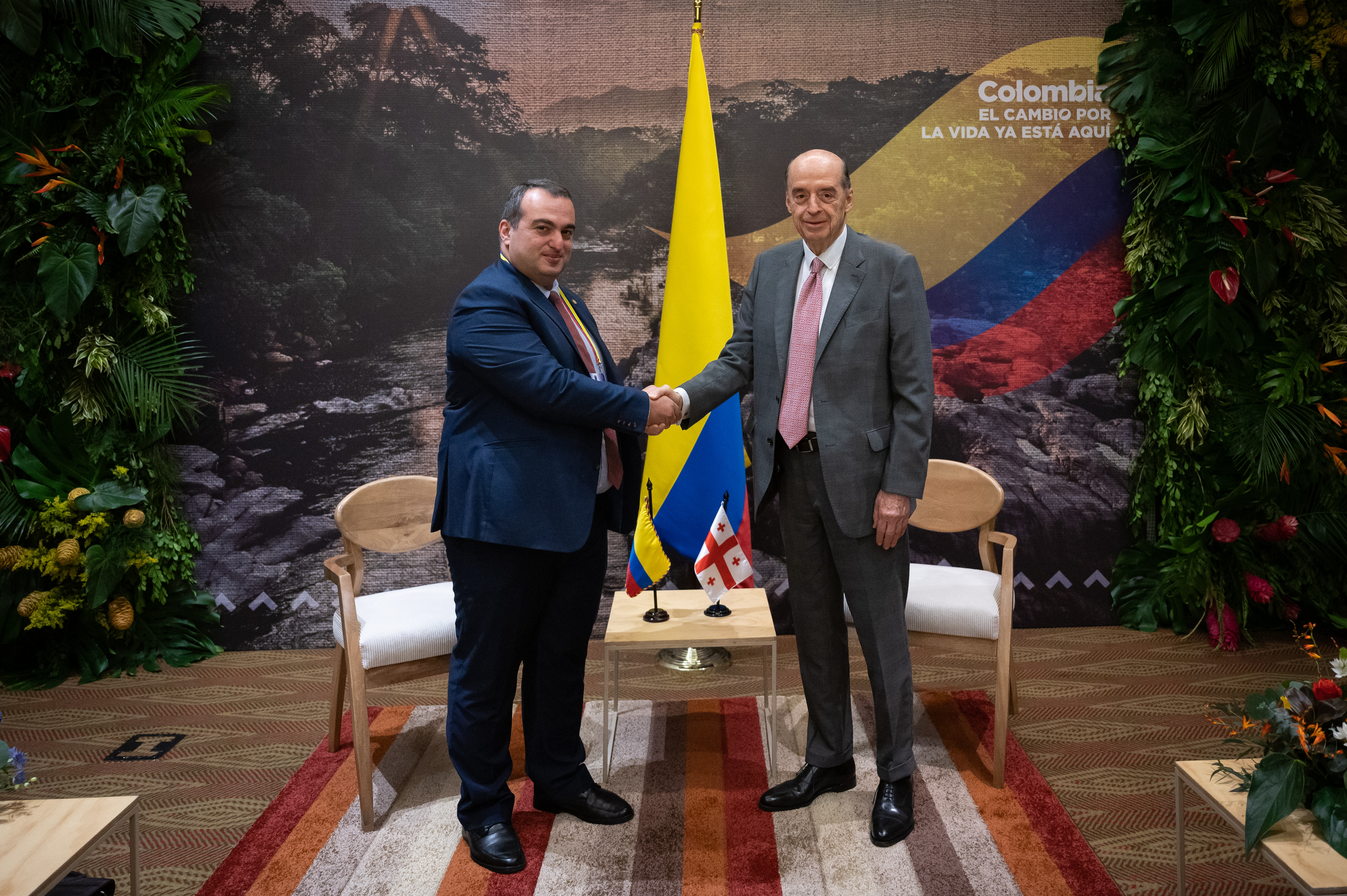 Fortalecimiento de la agenda bilateral tema central en el encuentro entre Canciller de Colombia y el Viceministro de Relaciones Exteriores de Georgia