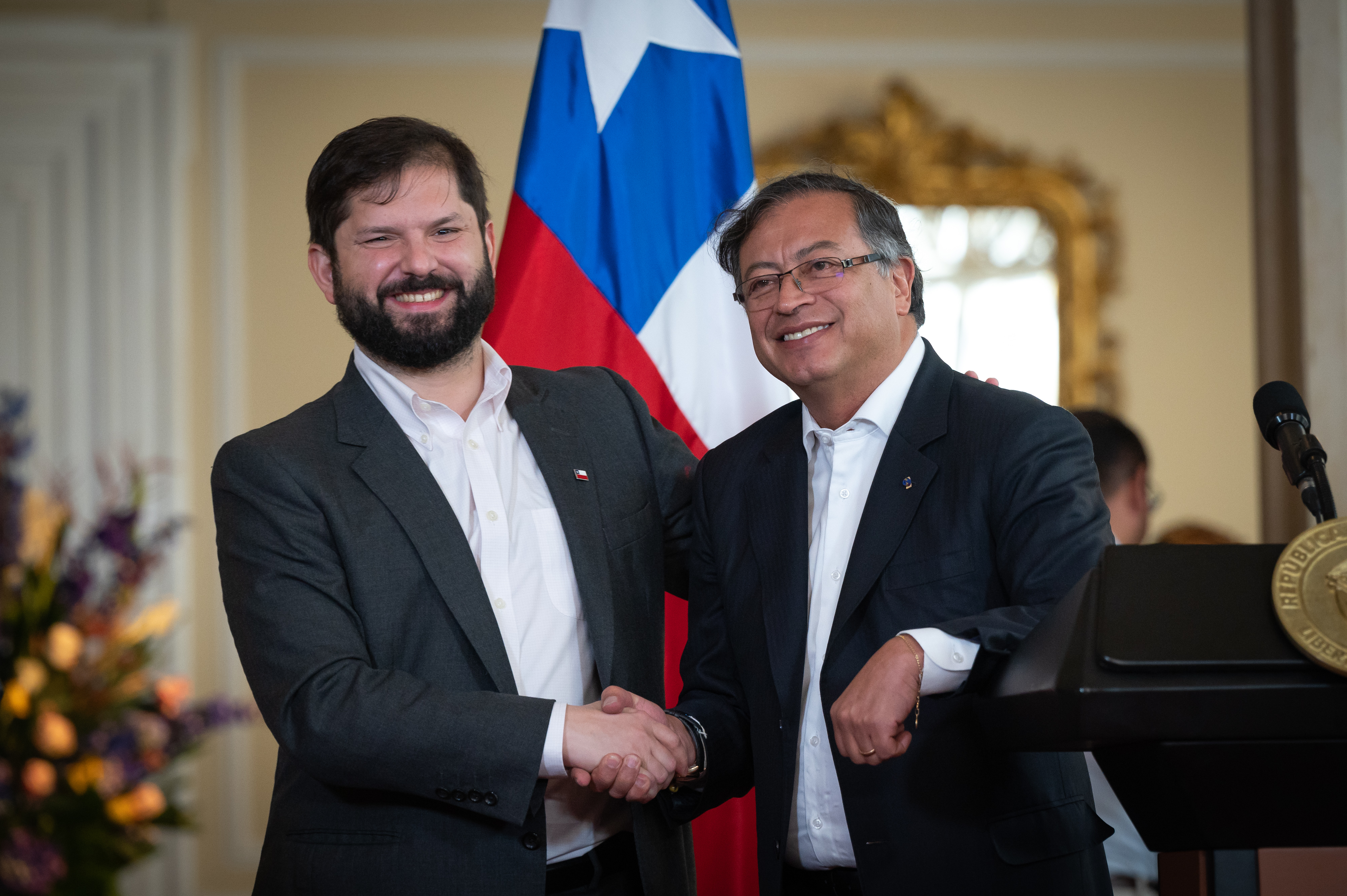 El Canciller Álvaro Leyva acompañó al Presidente Gustavo Petro y la Vicepresidente Francia Márquez