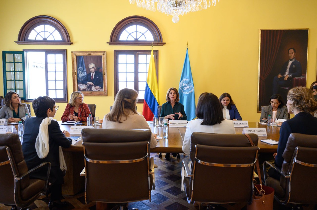 Vicepresidente y Canciller invitó a directoras de Naciones Unidas en Colombia a seguir generando sinergias con el gobierno