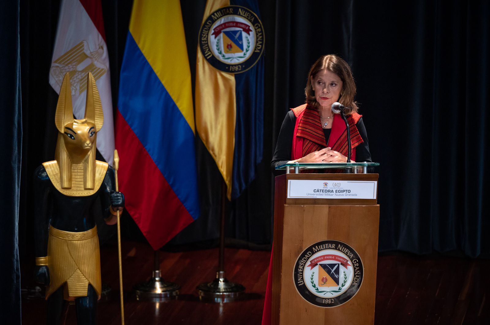 Trabajar de manera conjunta en materia de desarrollo agrícola: el llamado de la Vicepresidente y Canciller durante la Cátedra Egipto