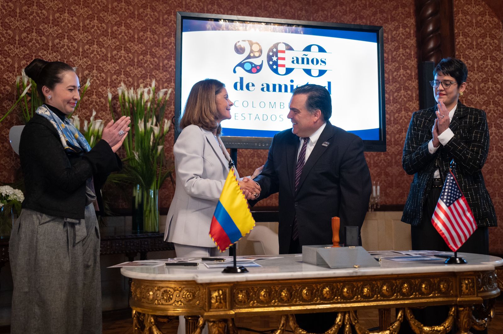 Vicepresidente-Canciller conmemoró 200 años de relaciones diplomáticas de Colombia y Estados Unidos