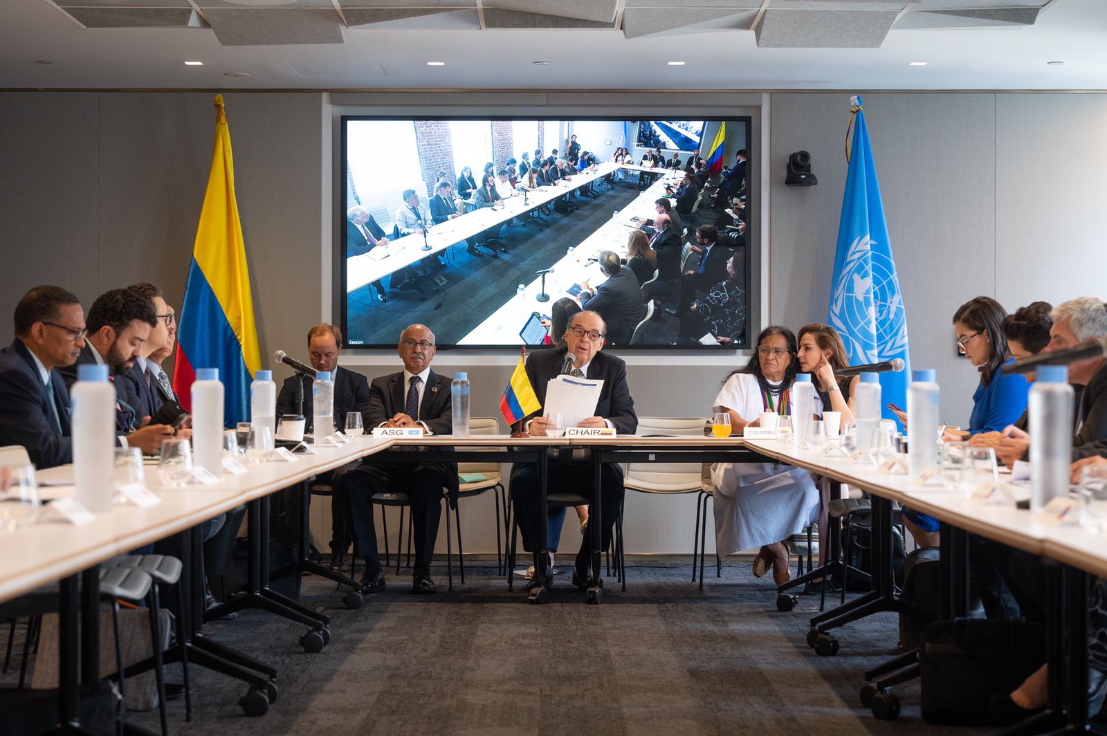 Canciller colombiano presidió la Reunión Ministerial para lograr la sostenibilidad, recuperación y el fomento del desarrollo sostenible del Grupo de Países de Renta Media
