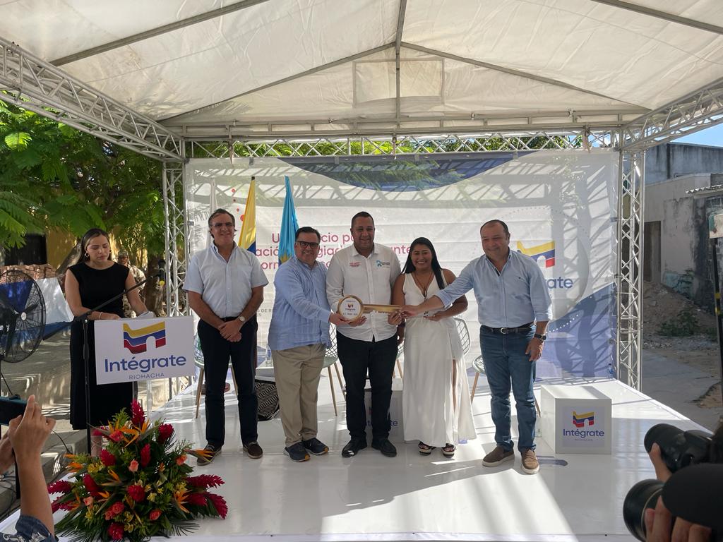El Ministerio de Relaciones Exteriores participó en el lanzamiento del Centro Intégrate en Riohacha