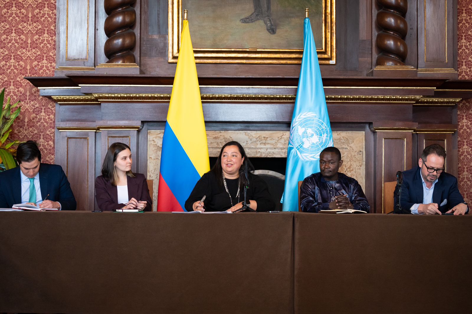 Comisión Consultiva en Asuntos Administrativos y de Presupuesto de las Naciones Unidas es recibida en el Ministerio de Relaciones Exteriores para dialogar sobre la Paz Total