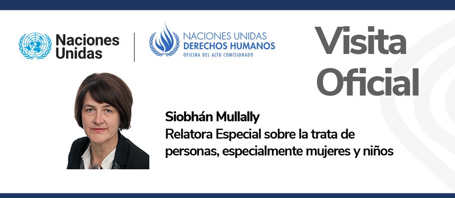 Relatora Especial de las Naciones Unidas sobre la trata de personas, especialmente mujeres y niños, evaluará los avances y los retos de Colombia frente a este flagelo