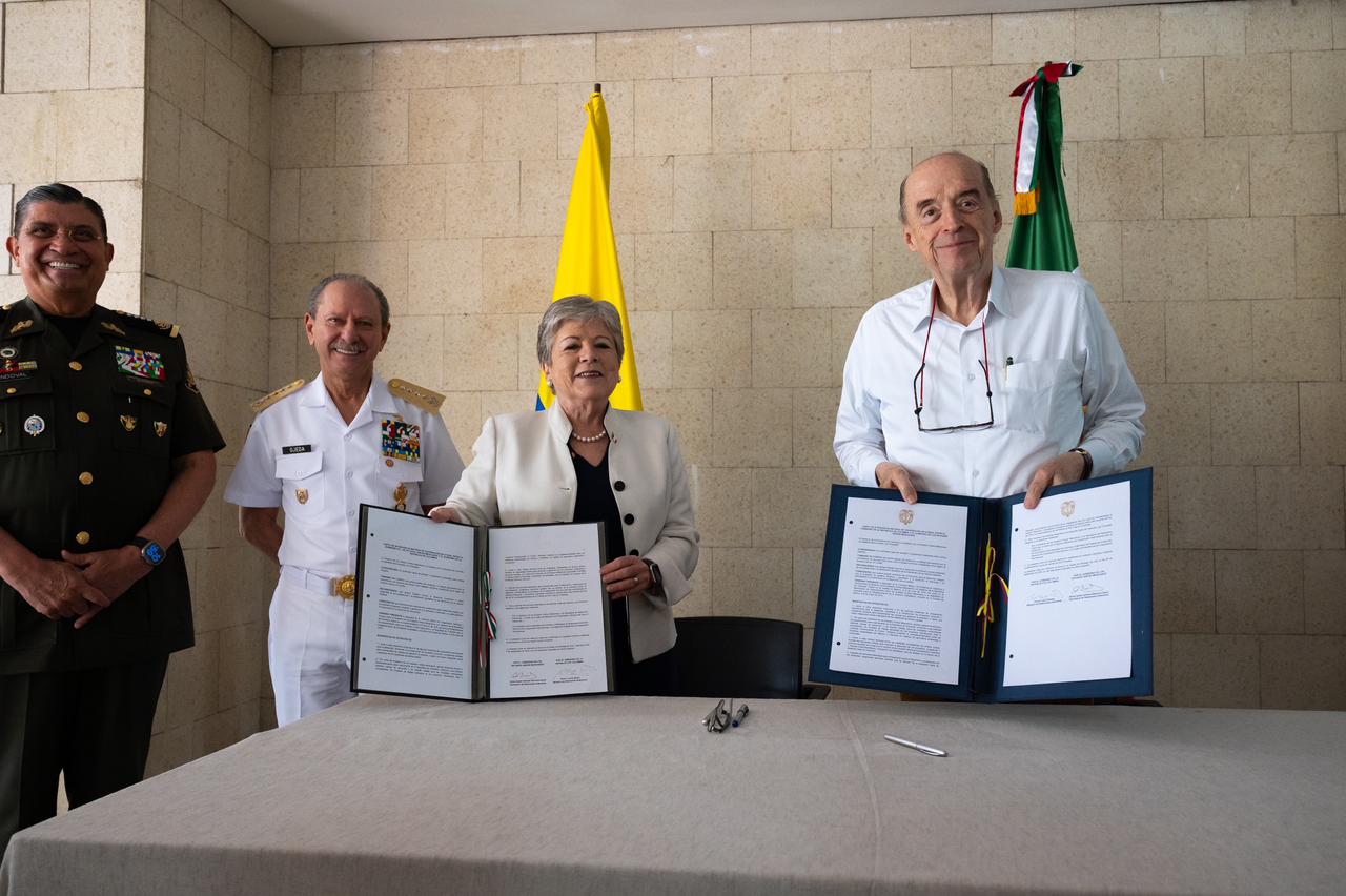 La Paz Total es uno de los ejes de la Carta de Intención firmada por los cancilleres de Colombia y México