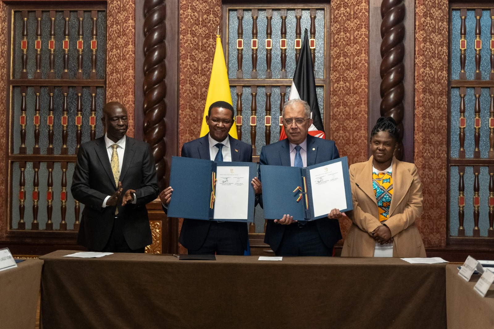 Vicepresidentes de Colombia y Kenia lideraron la Primera Reunión de la Comisión Conjunta de Cooperación Económica, Científica, Técnica, Educativa y Cultural, junto con el vicecanciller Francisco Coy