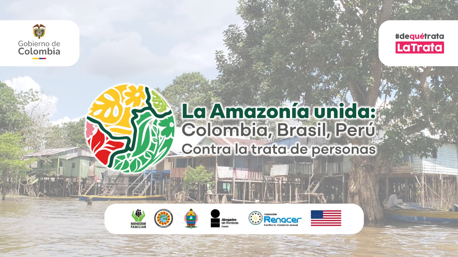 Colombia, Brasil y Perú se unen contra el delito de trata y la explotación sexual de niñas, niños y adolescentes en la Triple Frontera Amazónica