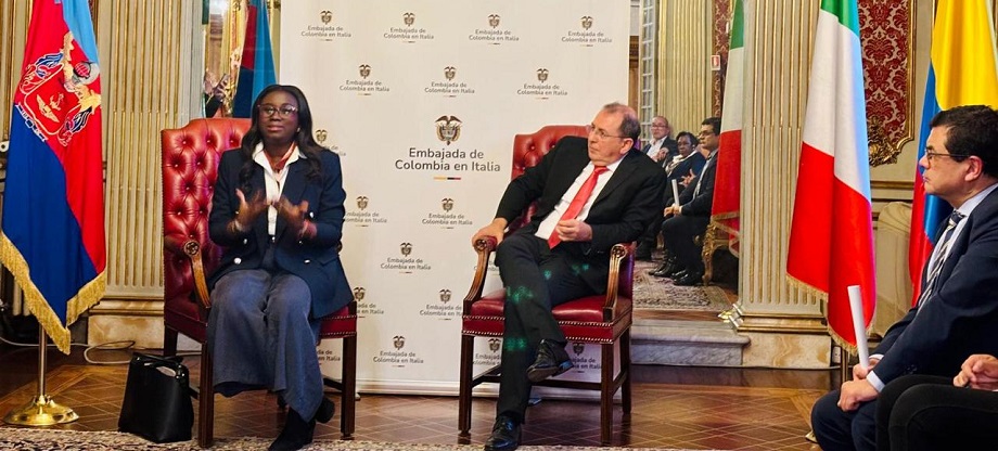 Colombia culmina una agenda en Italia con enfoque en seguridad alimentaria, inclusión y diplomacia cultural