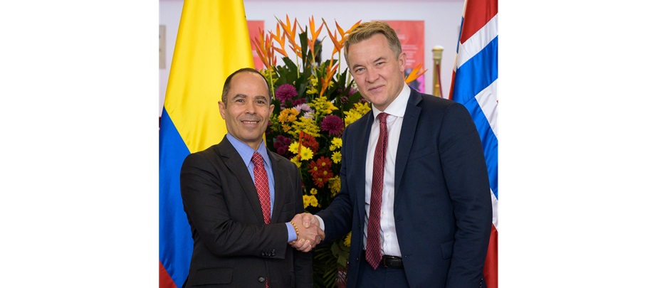 Vicecanciller de Noruega, Andreas Motzfeldt Kravik, destacó el liderazgo de Colombia en materia de construcción de paz y seguridad