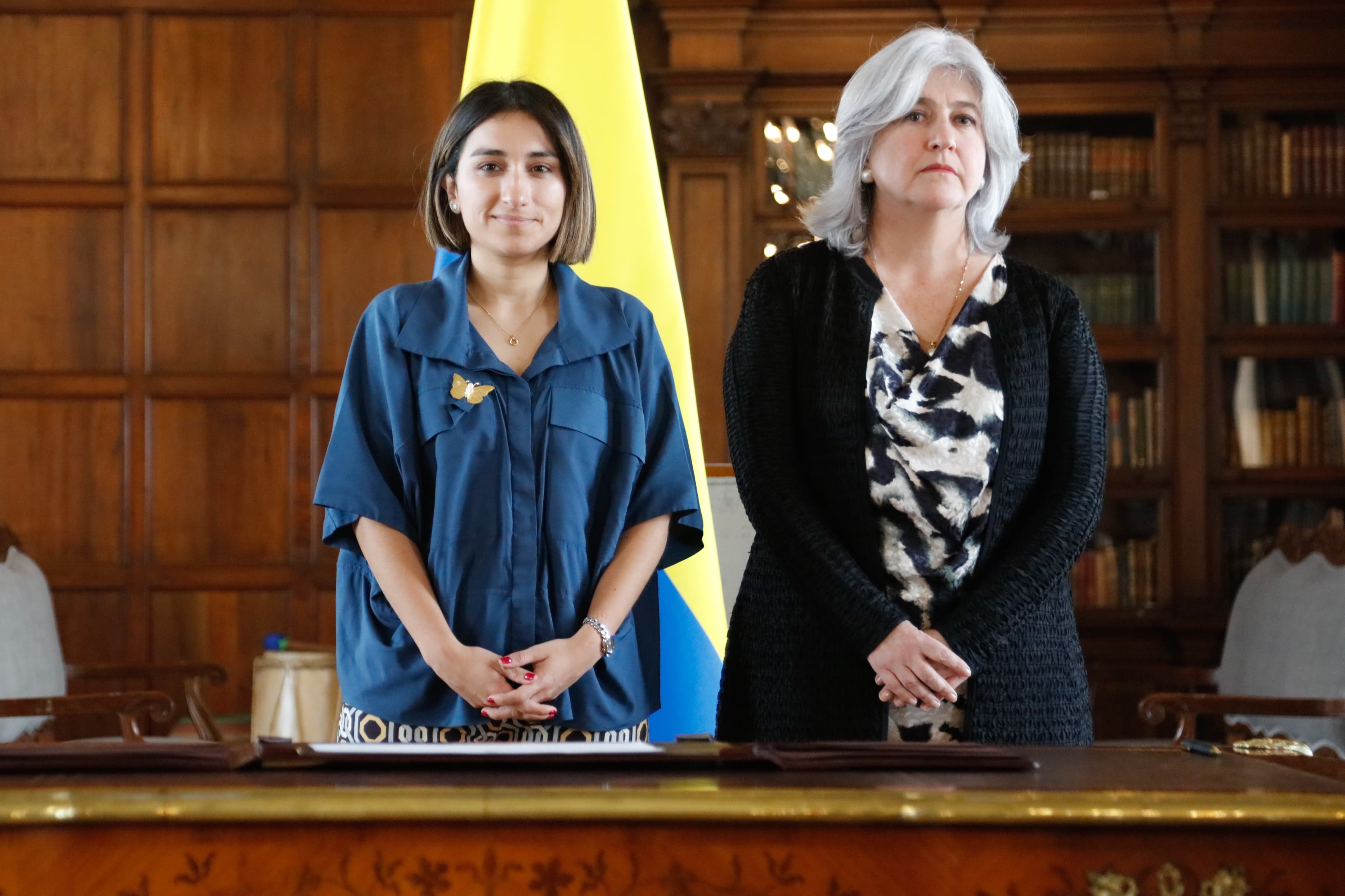 Canciller Laura Sarabia posesionó a los nuevos embajadores de Colombia ante México y Dinamarca