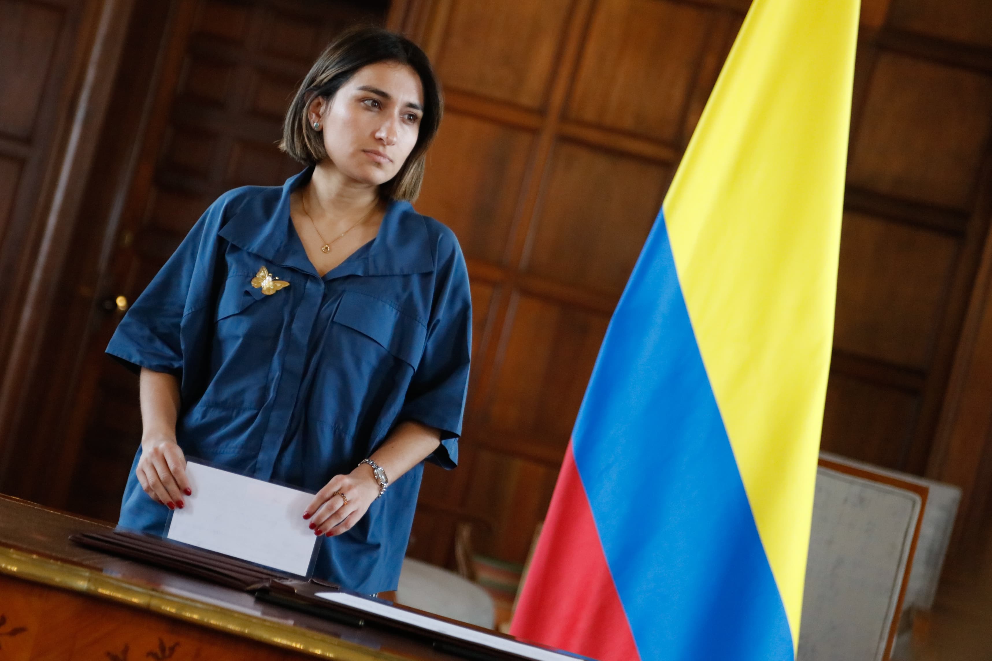 Canciller Laura Sarabia posesionó a los nuevos embajadores de Colombia ante México y Dinamarca