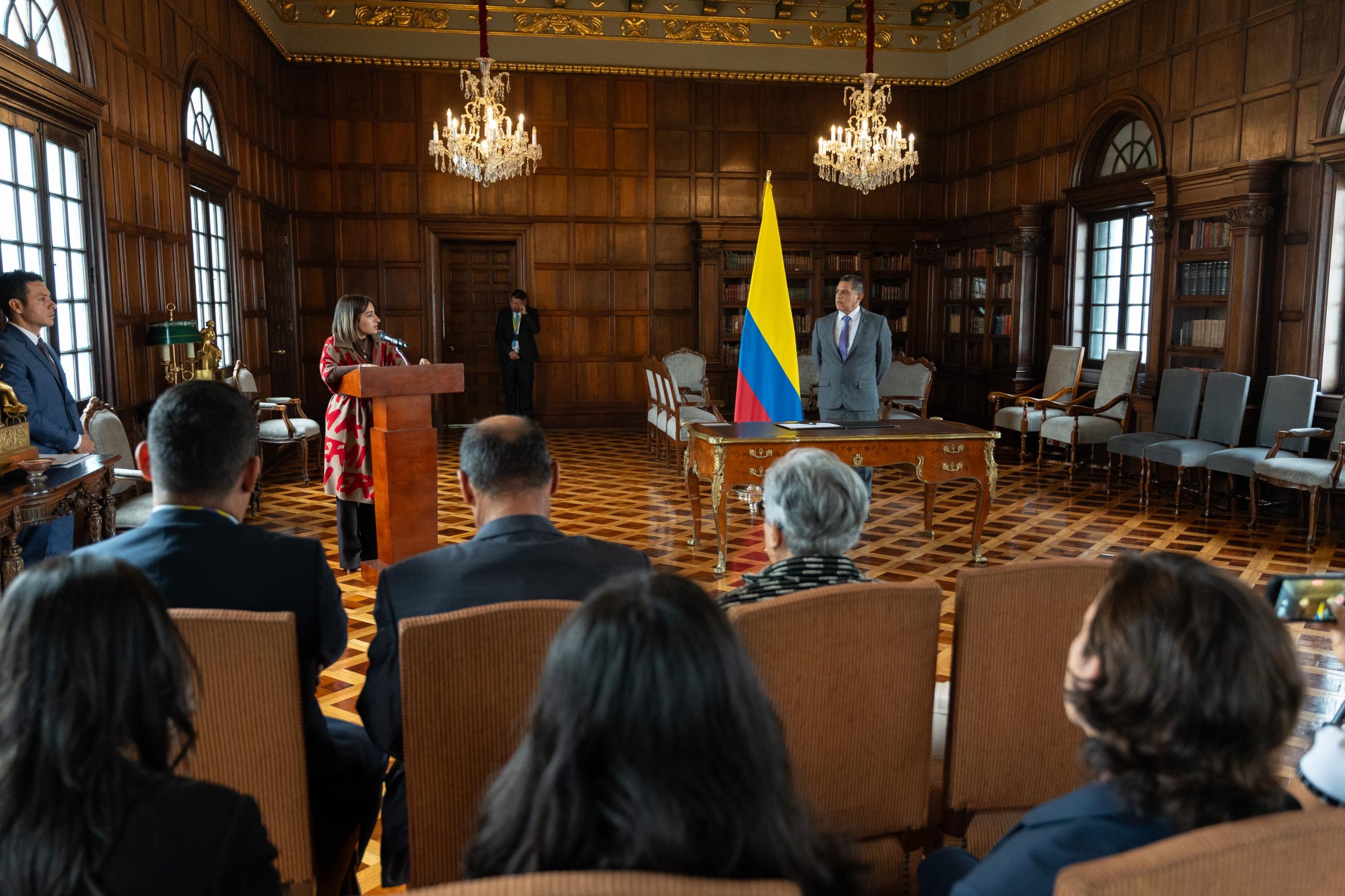 Colombia reafirma su solidaridad con Palestina al posesionar a Jorge Iván Ospina como Embajador en ese Estado