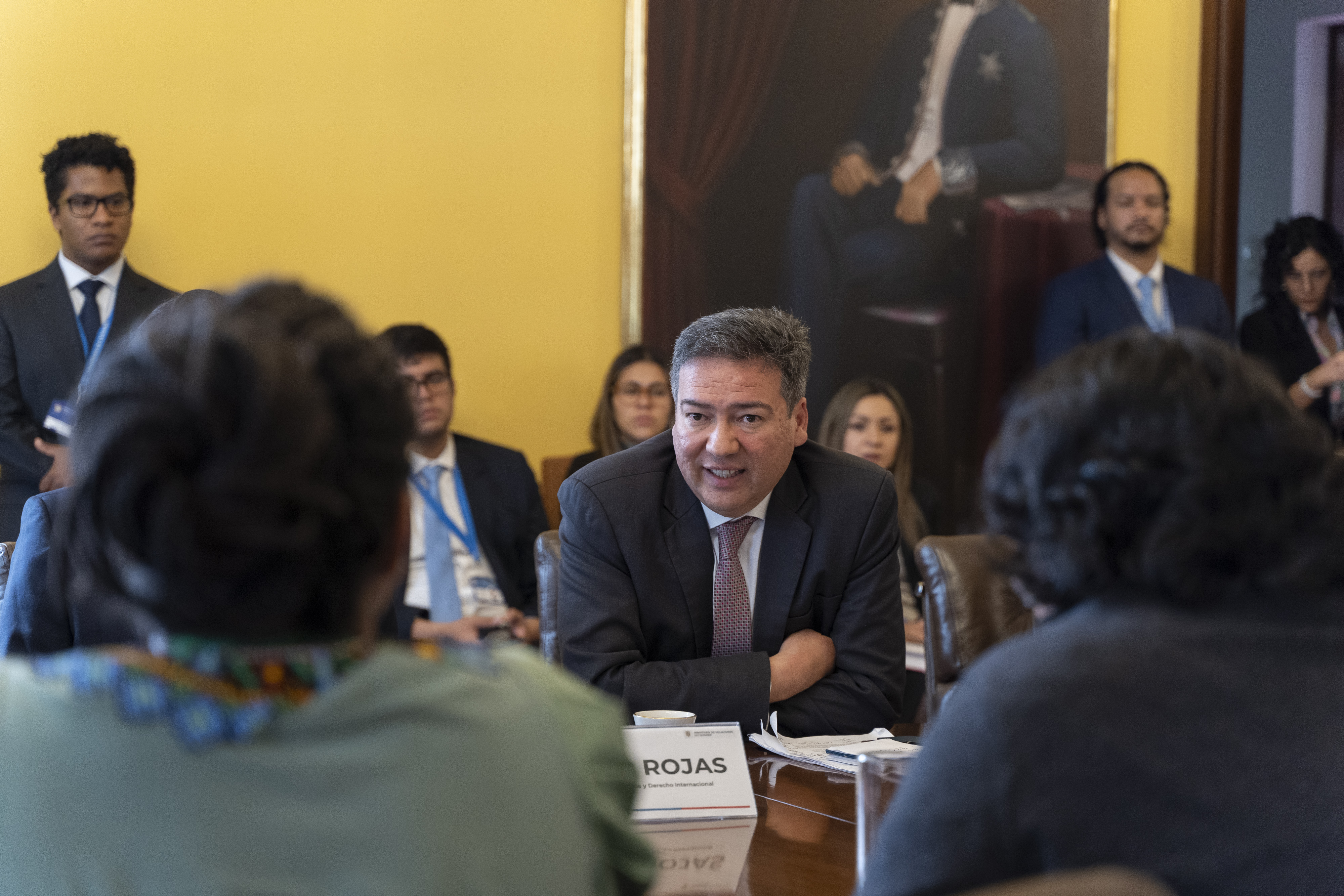 Delegados de los Pueblos Indígenas en la Mesa Permanente de Concertación 