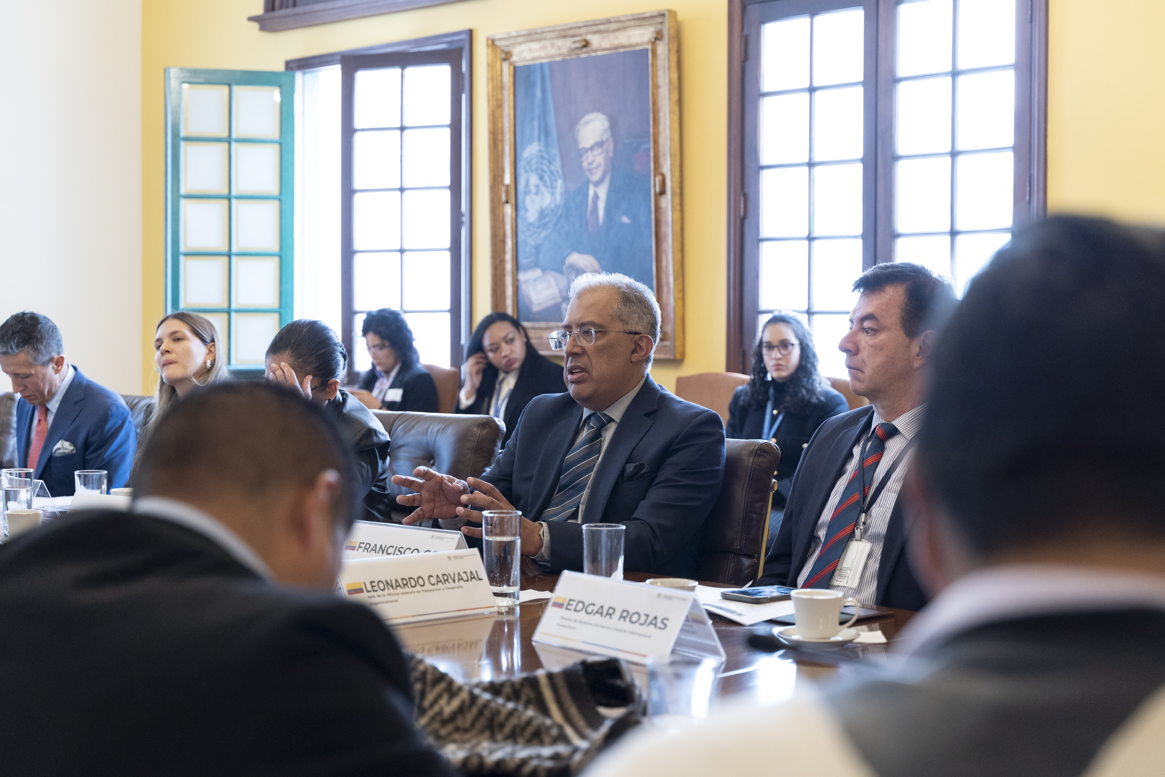 Delegados de los Pueblos Indígenas en la Mesa Permanente de Concertación 