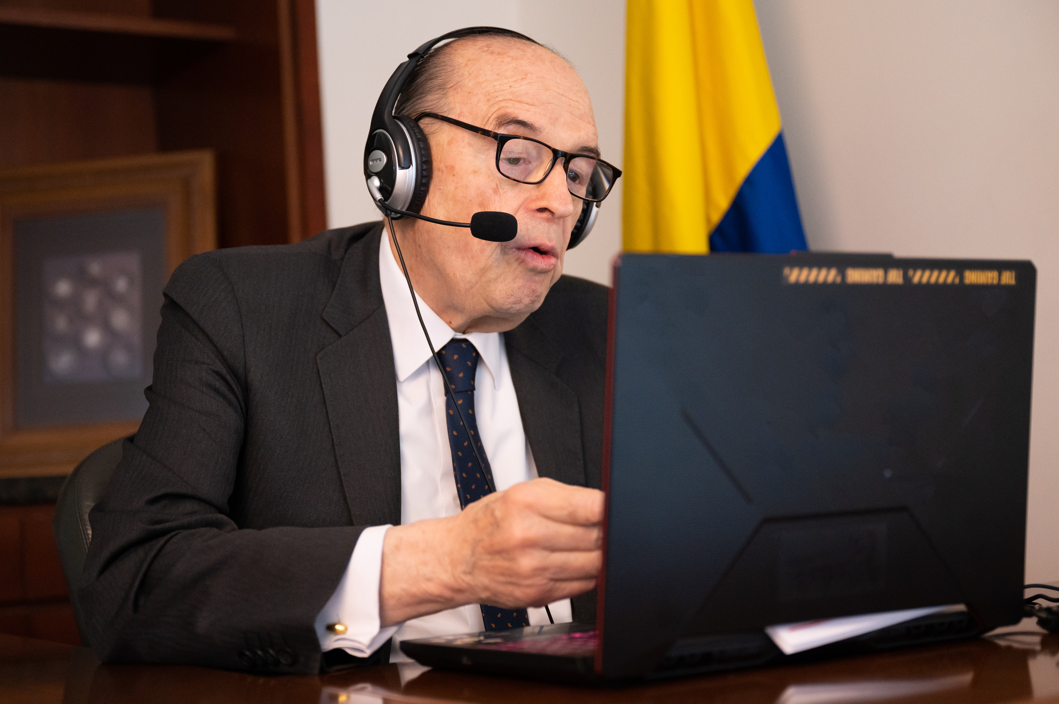 En Reunión Ministerial sobre el Plan de Acción Global contra el Covid-19, el Canciller Álvaro Leyva asegura que Colombia buscará un sistema de salud humano, incluyente y eficiente 