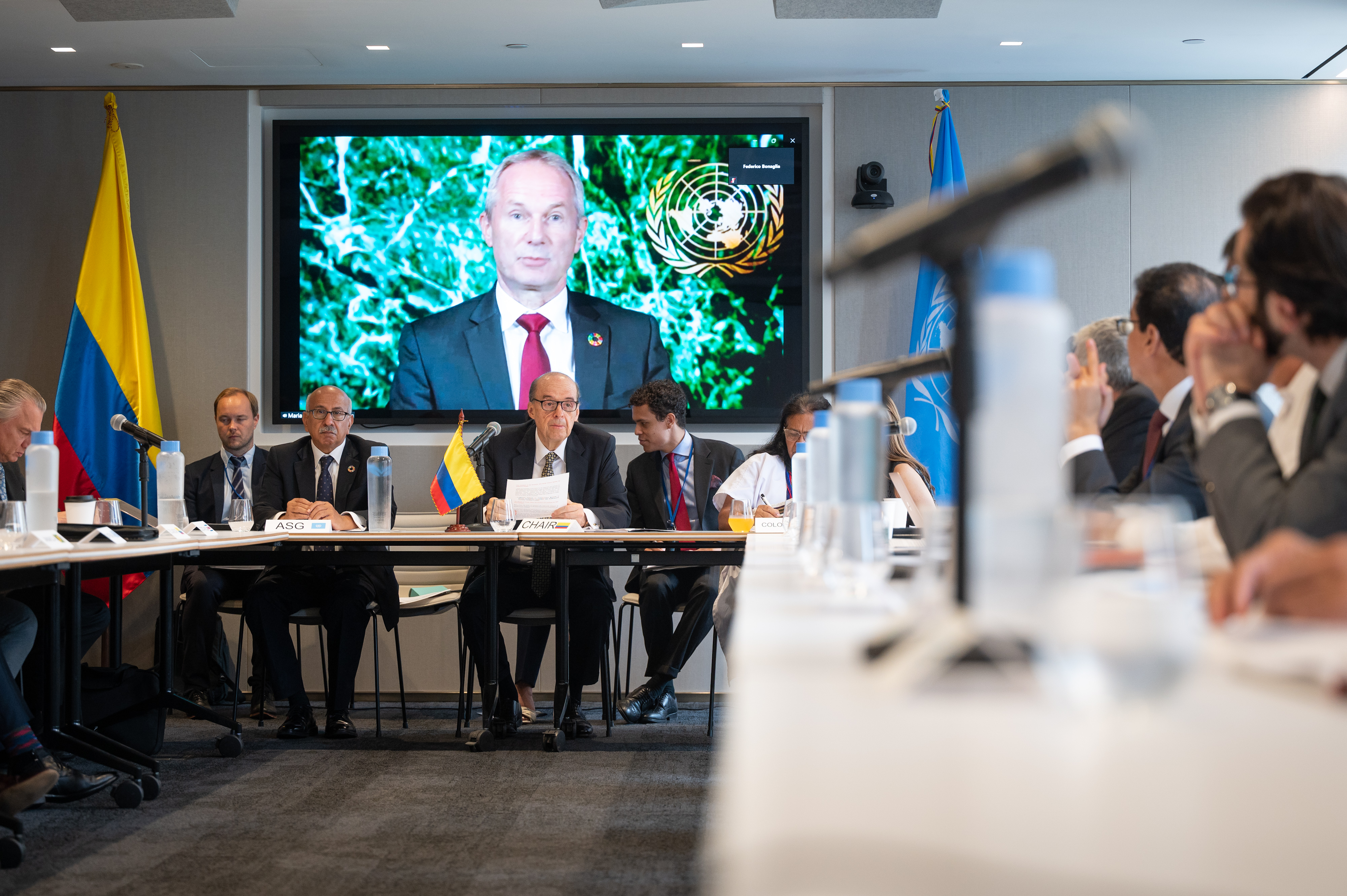 Canciller colombiano presidió la Reunión Ministerial para lograr la sostenibilidad, recuperación y el fomento del desarrollo sostenible del Grupo de Países de Renta Media