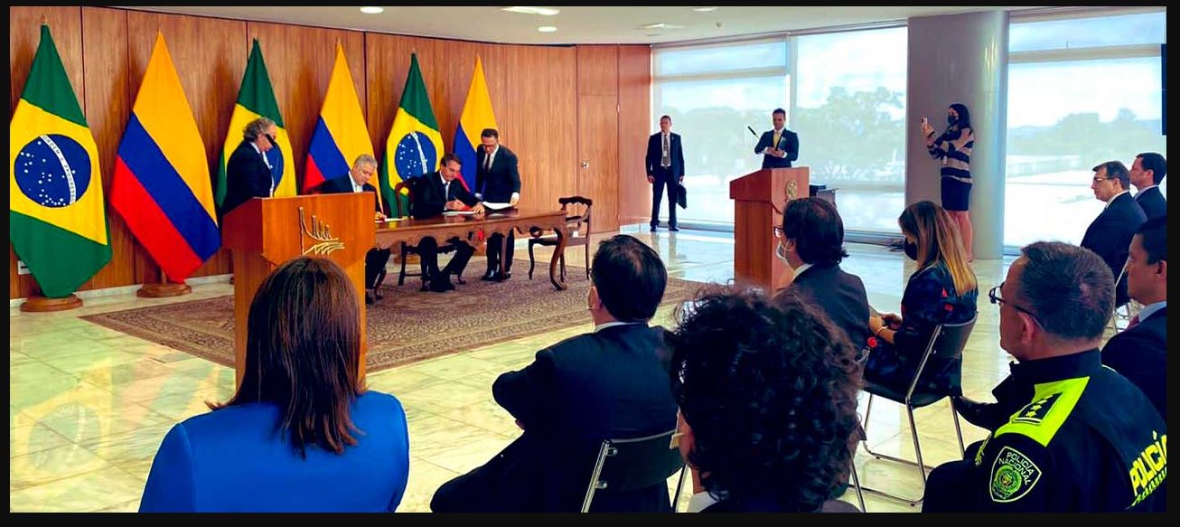 Colombia y Brasil firman siete acuerdos de cooperación en la Visita Oficial del Presidente Duque