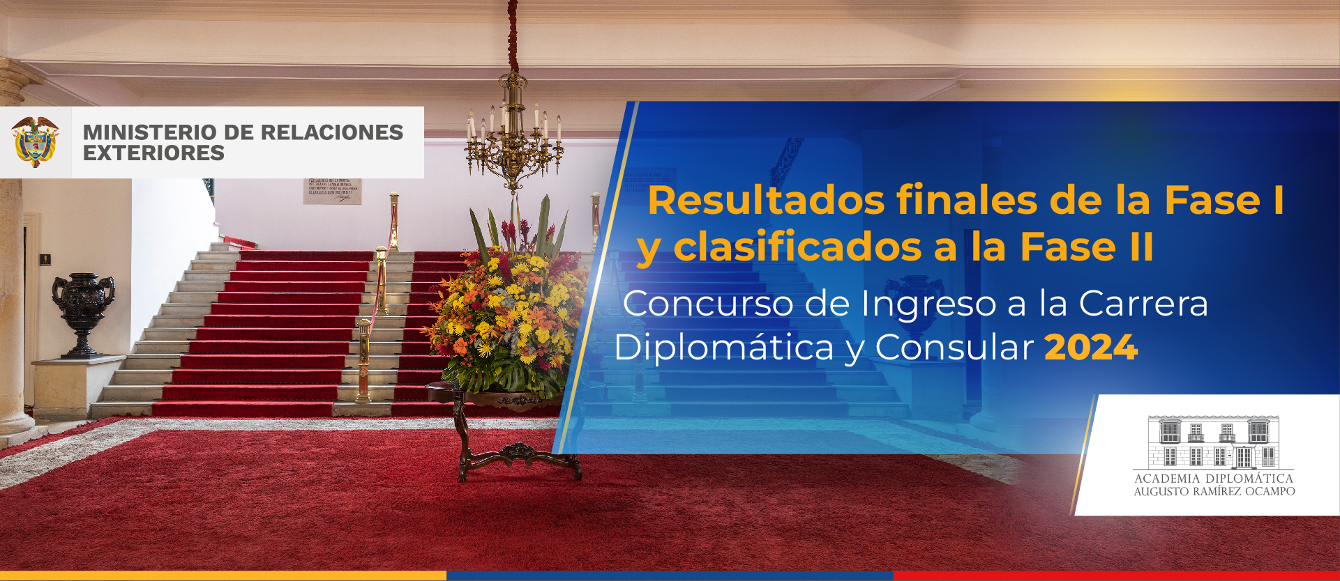 Publicación de Resultados Finales Fase I - Clasificados Fase II del Concurso de Ingreso a la Carrera Diplomática y Consular