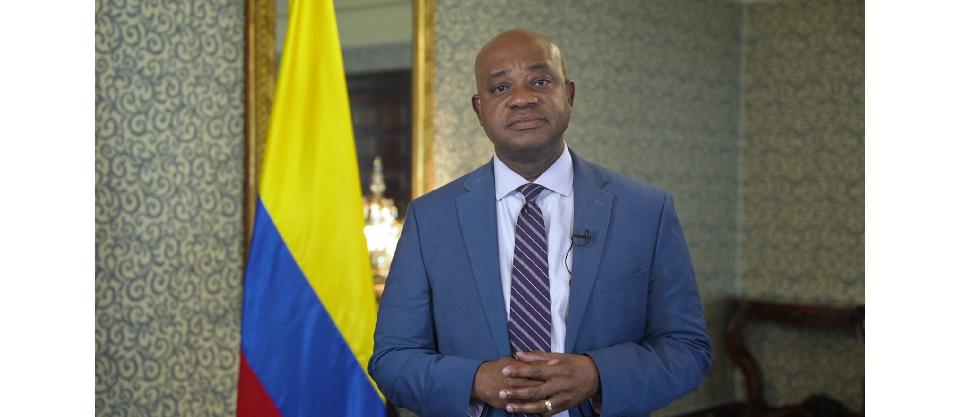 Captura de pantalla de la declaración del Canciller Murillo