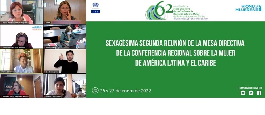 Colombia participó activamente en la 62ª Reunión de la Mesa Directiva de la Conferencia Regional sobre la Mujer de América Latina 