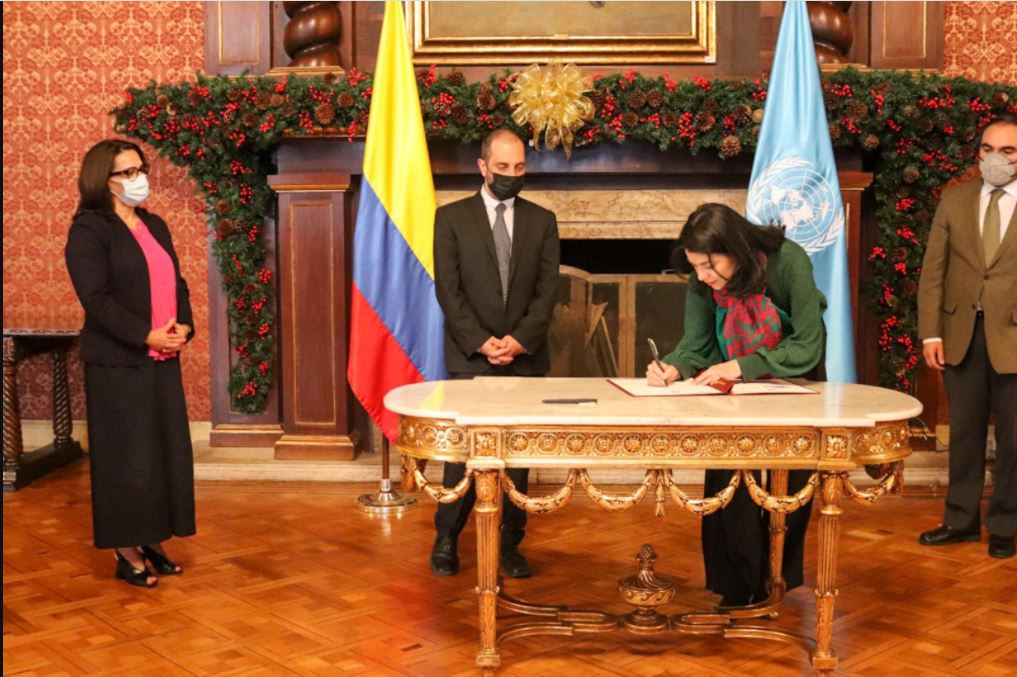 Colombia afianza cooperación con ACNUR y OIT para garantizar los derechos de personas con necesidades de protección, promover el empleo formal e incrementar oportunidades de trabajo en el país