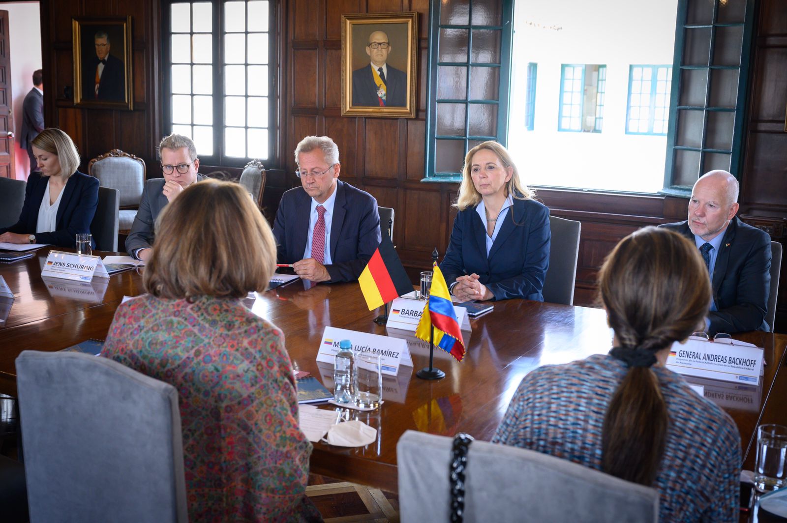 Vicepresidente y Canciller, Marta Lucía Ramírez, se reunió con la presidente de la Policía de Berlín, Barbara Slowik. 