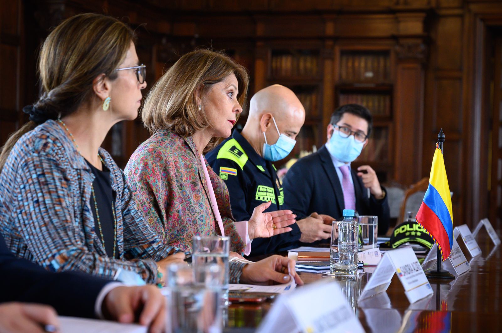 Vicepresidente y Canciller, Marta Lucía Ramírez, se reunió con la presidente de la Policía de Berlín, Barbara Slowik. 