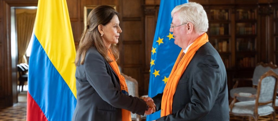 Vicepresidente – Canciller recibe al representante especial de la Unión Europea para Derechos Humanos y enviado especial para el proceso de paz en Colombia 